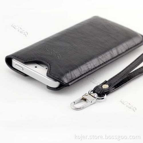 Excellent PU Leather Cases for iPhone 6/5s/4s, Cell Phone Cover, with Fine Workmanship Side Stitch